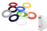 Finger ring eyelets made of plastic product no.: 921 K