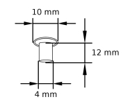 MN 4_10_12 Maschinen-Nieten Tubular rivets Zeichnung