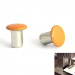 Tubular rivets powder coated cap