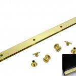 Bars for menu card covers brass plated 235 mm product no.: MKS 320 M