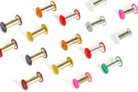 Bookscrews powder coated product no.: 351 / 352