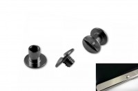 Bookscrews black zinc plated product no.: 350 SVZ