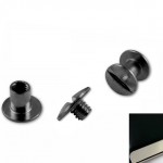 Bookscrews black zinc plated product no.: 350 SVZ