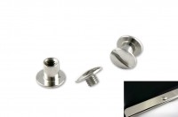 Bookscrews nickel plated product no.: 350 N