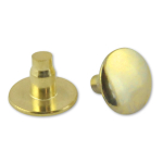 Press in tops brass plated product no.: 350 EPK