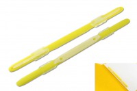 Plastic paper fasteners product no.: 235 K GELB