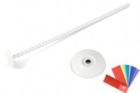 Binding posts for sample collections 205 mm white product no.: 820/205 W