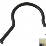 Hooks for sample hangers black plated product no.: 8000 S