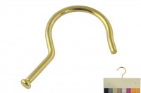 Hooks for sample hangers brass plated product no.: 8000 M