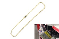 Ball chains brass plated product no.: KK2.4/100