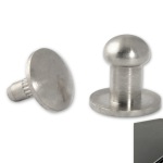 Sam browne studs nickel plated product no.: PKE N 6/9/5