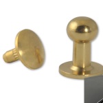 Sam browne studs brass product no.: PKE M 7/13/6