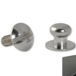 Sam browne studs nickel product no.: PKS N 6,5/7/2,7