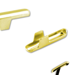 T-ends brass plated product no.: 125 S VM