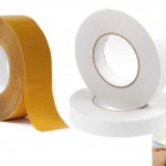 Double-sided fleece tape with acrylate adhesive