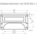 Shell handles 65 x 36 mm product no.: MG/ER 100 N – 65 36