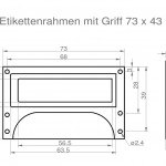 Shell handles 73 x 43 mm product no.: MG/ER 100 N – 73 43