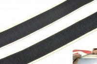 Hook and loop tape black