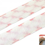 Hook and loop tape white