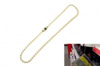 Ball chains brass plated product no.: KK2.4 100