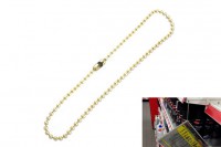 Ball chains brass plated product no.: KK2.4 230 P