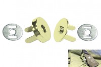Magnetic snap closures brass plated product no.: MAG VM 10