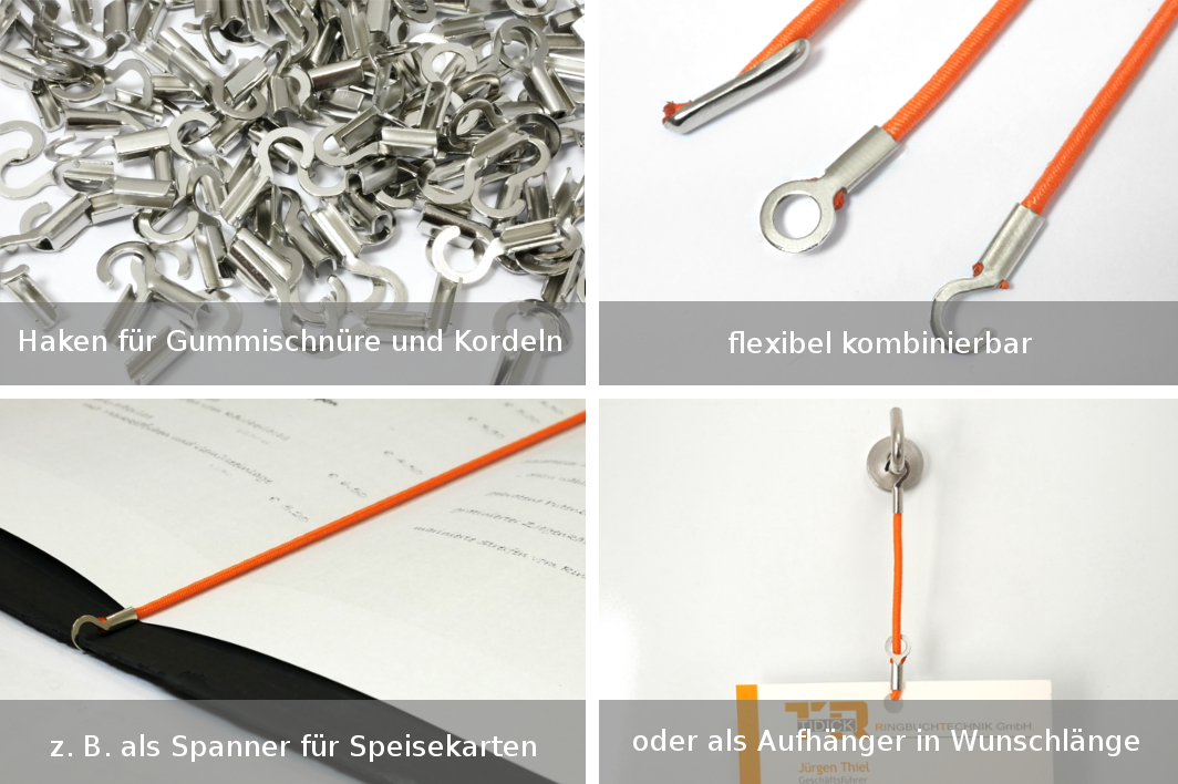 tidick gummischnure und kordeln jetzt auch mit haken